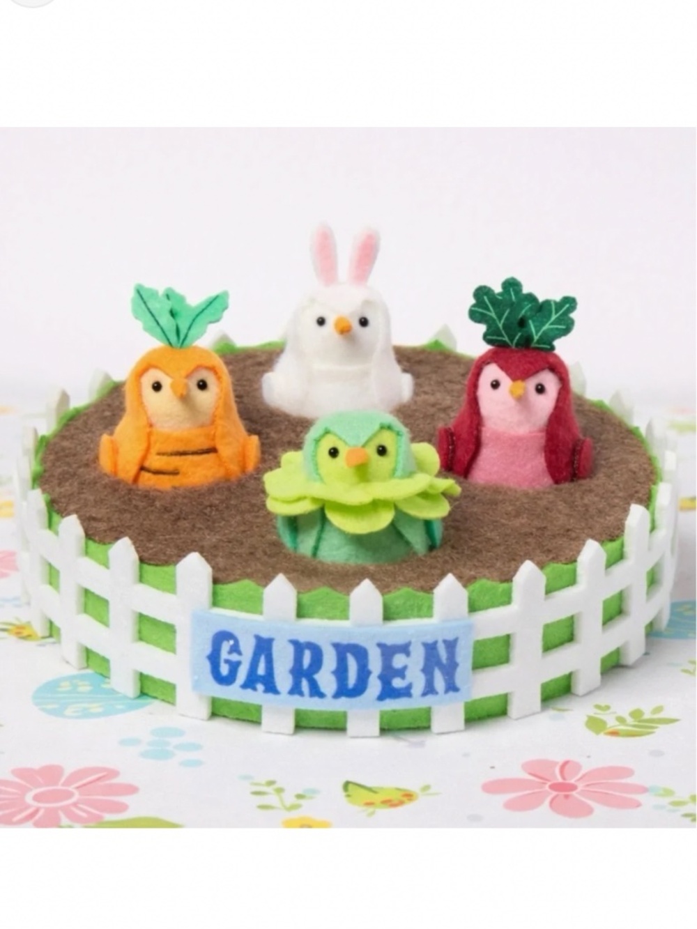 Target Featherly Friends Spritz Easter / Spring Garden Vegetables Mini Birds